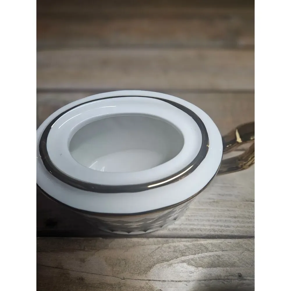 Decorative Black and White Jars Set of 2